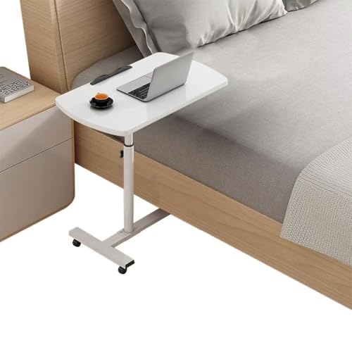 電動充電式介護用 ベッドテーブル 昇降式 サイドテーブル キャスター